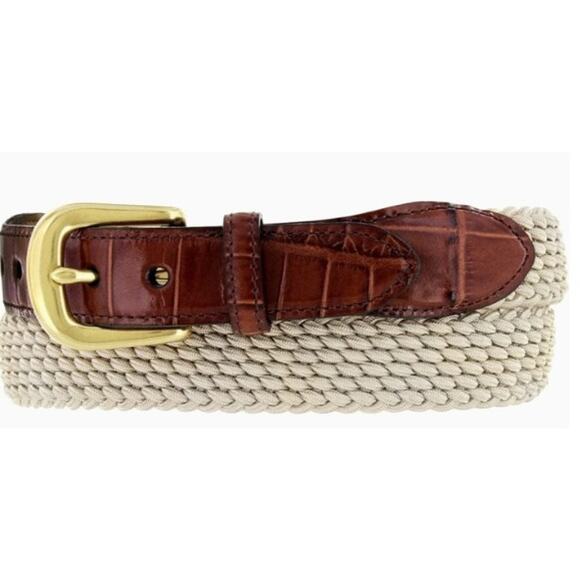 Brighton Elastic Cord with Croc Belt Sz 38 - Picture 1 of 5